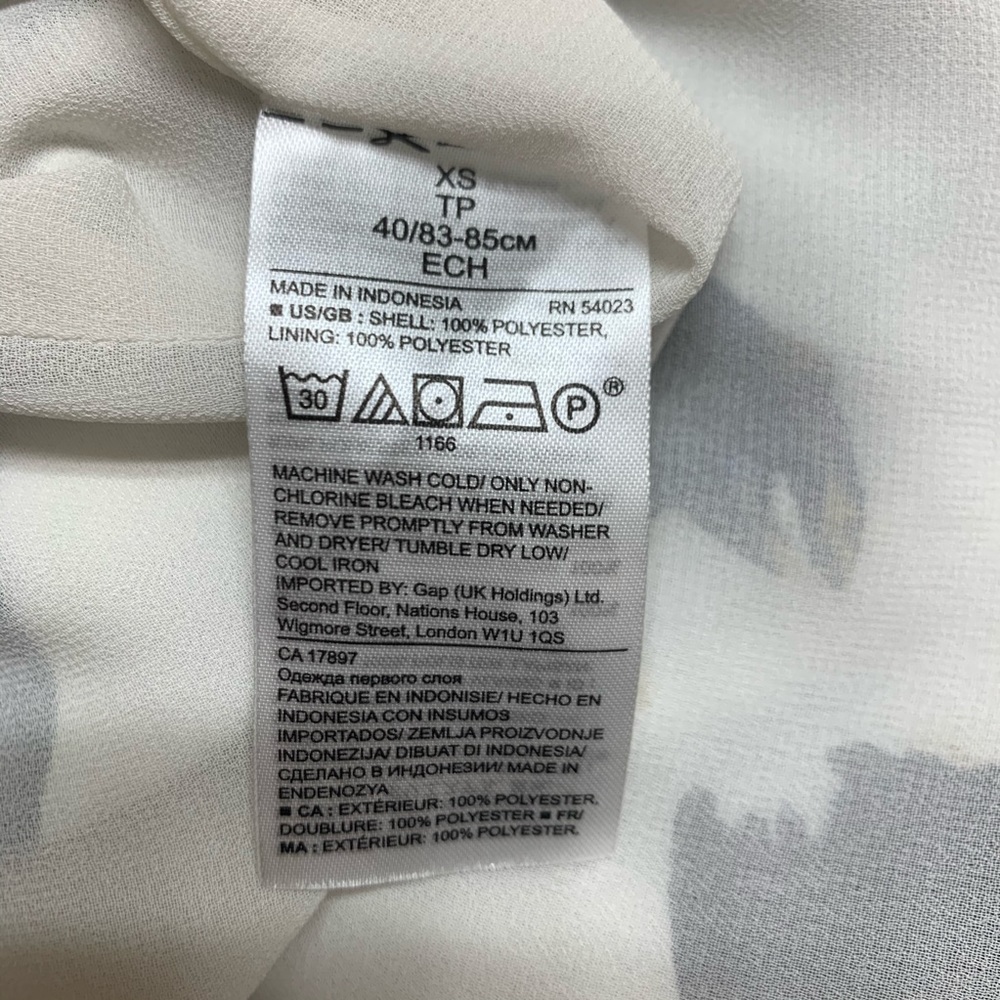 Bananna Republic Blouse Top XS - Picture 5 of 6